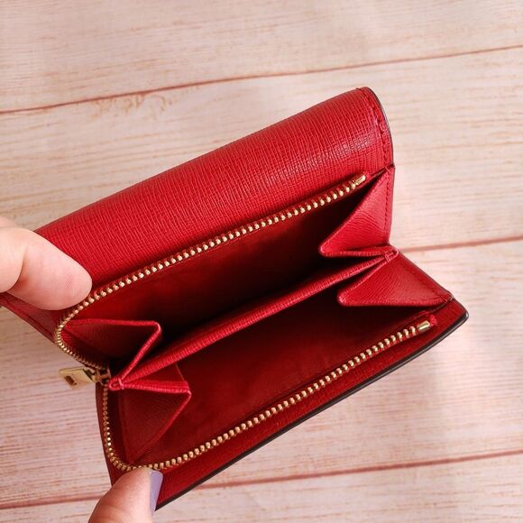 FURLA Saffiano Leather Compact Women's Wallet - Picture 7 of 12